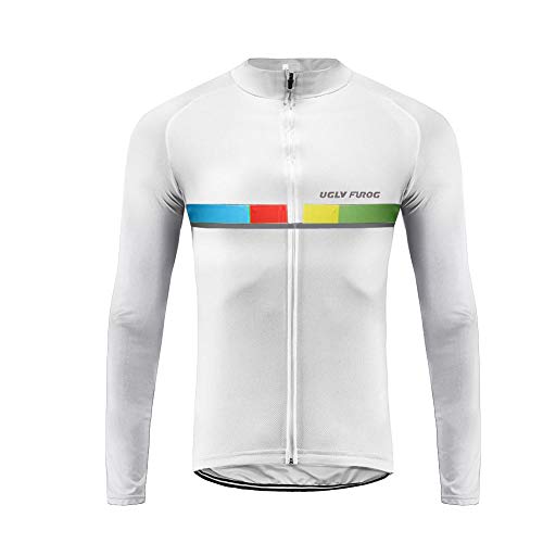 Future Sports UGLYFROG Bike Wear Vellón Térmico Maillots de Ciclismo Bicicleta Jerseys Manga Larga Tops Tops Invierno Hombre Escudo Outdoor Wear