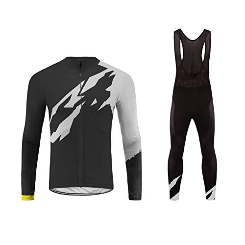 Future Sports UGLYFROG Maillot de Ciclismo Ropa Ciclismo Conjunto para Hombre Culotte Manga Larga+ Bib Long Pantalones with Gel Pad Future Sports UGLYFROG Maillot de Ciclismo Ropa Ciclismo Conjunto para Hombre Culotte Manga Larga+ Bib Long Pantalones with Gel Pad