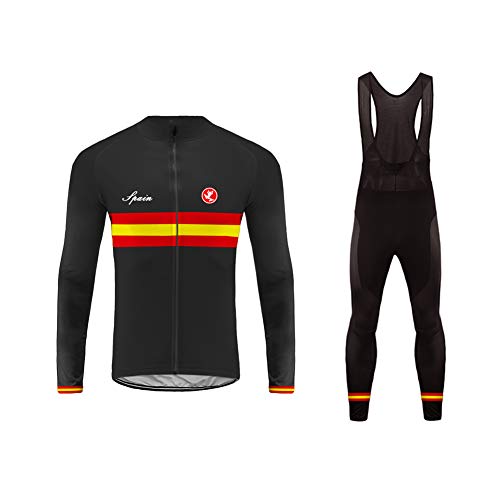 Future Sports Uglyfrog MTB Invierno Termo Maillot de Ciclismo Hombre Mangas Largas Ropa para Bicicleta 20D Cojín Conjunto Bici de Montaña Chaqueta+Bib Pantalones Culote de Ciclista Largo Future Sports Uglyfrog MTB Invierno Termo Maillot de Ciclismo Hombre Mangas Largas Ropa para Bicicleta 20D Cojín Conjunto Bici de Montaña Chaqueta+Bib Pantalones Culote de Ciclista Largo