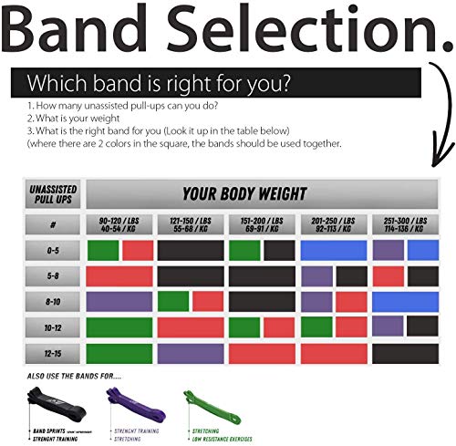 FX FFEXS Premium Latex Bandas Dominadas - Bandas de Resistencia Pull Up Ejercicio FX FFEXS Premium Latex Bandas Dominadas - Bandas de Resistencia Pull Up Ejercicio