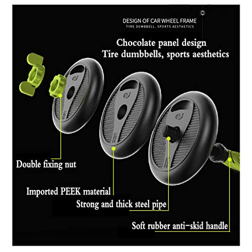 Fxhyy Equipo De Gimnasia para Hombre con Mancuernas Par De Pesas con Barra Doméstica Ajustable Set para Principiantes Gimnasio Rutina De Ejercicio Formación con Biela 10/20/30kg(Size:10kg/22.04lb) Fxhyy Equipo De Gimnasia para Hombre con Mancuernas Par De Pesas con Barra Doméstica Ajustable Set para Principiantes Gimnasio Rutina De Ejercicio Formación con Biela 10/20/30kg(Size:10kg/22.04lb)