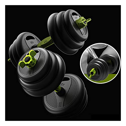 Fxhyy Equipo De Gimnasia para Hombre con Mancuernas Par De Pesas con Barra Doméstica Ajustable Set para Principiantes Gimnasio Rutina De Ejercicio Formación con Biela 10/20/30kg(Size:10kg/22.04lb) Fxhyy Equipo De Gimnasia para Hombre con Mancuernas Par De Pesas con Barra Doméstica Ajustable Set para Principiantes Gimnasio Rutina De Ejercicio Formación con Biela 10/20/30kg(Size:10kg/22.04lb)