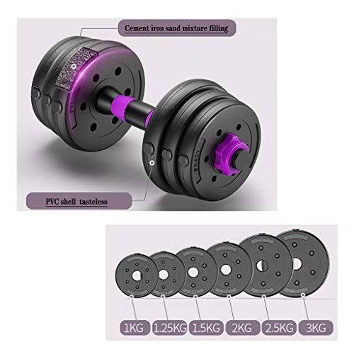 Fxhyy Mancuernas Ajustables Ajustadas A 88 Libras Barbells Par De Barra De Peso Libre para Hombre Y Mujer Fitness En Casa con Biela Entrenamiento De Gimnasio Ejercitar El Músculo Powerblock Formación