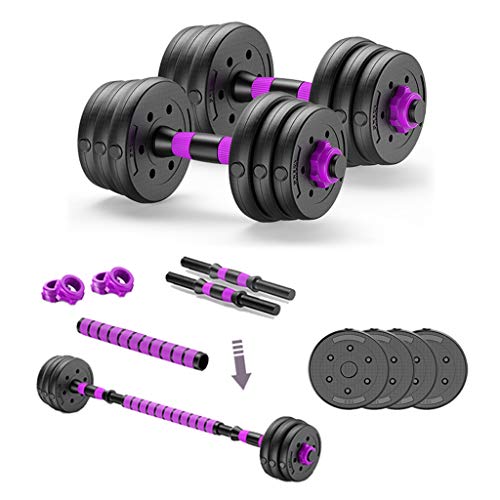 Fxhyy Mancuernas Ajustables Ajustadas A 88 Libras Barbells Par De Barra De Peso Libre para Hombre Y Mujer Fitness En Casa con Biela Entrenamiento De Gimnasio Ejercitar El Músculo Powerblock Formación