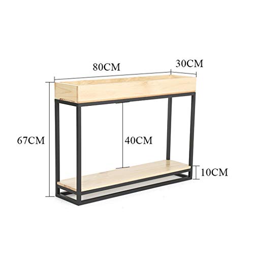 G-HJLXYZWJHOME Estante de Madera Maciza de Hierro Forjado Restaurante partición Restaurante Estante Estante para el jardín, balcón, Sala de Estar, Comedor, Boda