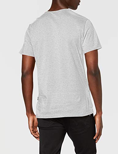 G-STAR RAW Boxed Straight Fit Camiseta, Gris (Lt Grey Htr 336-a302), M para Hombre