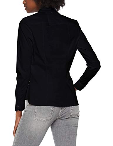 G-STAR RAW Core Slim Longsleeve Blusa, Azul (Mazarine Blue 4213), Small para Mujer