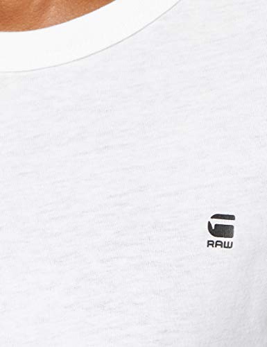 G-STAR RAW Eyben Slim R T Wmn S/s Camiseta, Blanco (White 110), M para Mujer