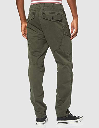 G-STAR RAW Roxic Tapered Cargo Pantalones, Gris (Asfalt 4893-995), 32W / 32L para Hombre