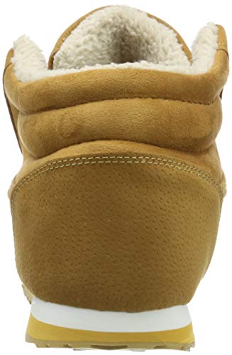 Gaatpot Zapatos Invierno Botas Forradas de Nieve Zapatillas Sneaker Botines Planas para Hombres Mujer Amarillo EU 46 = CN 48