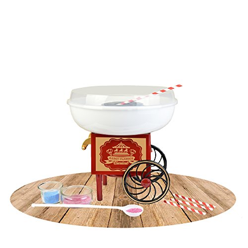 Gadgy ® Maquina de Algodón de Azúcar | Cotton Candy Machine para Casa | USA Azúcar Normal o Caramelos Duros | Estilo Retro para Fiesta y Ocasiones Especiales | Igual Que la Feria! Gadgy ® Maquina de Algodón de Azúcar | Cotton Candy Machine para Casa | USA Azúcar Normal o Caramelos Duros | Estilo Retro para Fiesta y Ocasiones Especiales | Igual Que la Feria!