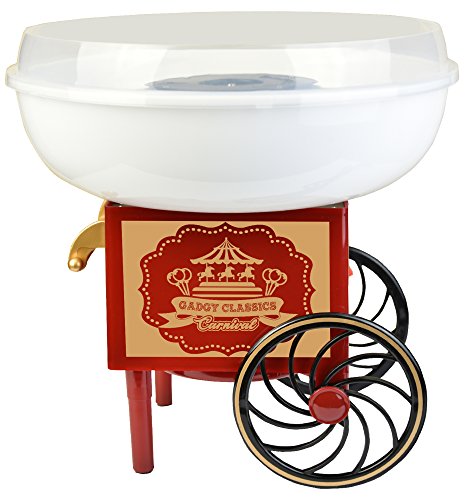 Gadgy ® Maquina de Algodón de Azúcar | Cotton Candy Machine para Casa | USA Azúcar Normal o Caramelos Duros | Estilo Retro para Fiesta y Ocasiones Especiales | Igual Que la Feria! Gadgy ® Maquina de Algodón de Azúcar | Cotton Candy Machine para Casa | USA Azúcar Normal o Caramelos Duros | Estilo Retro para Fiesta y Ocasiones Especiales | Igual Que la Feria!