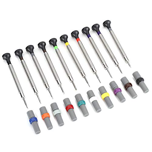 Gafas de alta precisión Destornillador de teléfono Herramienta de reparación de relojes Destornillador de reloj Destornillador portátil, herramienta casera para relojeros Joyería Gafas de alta precisión Destornillador de teléfono Herramienta de reparación de relojes Destornillador de reloj Destornillador portátil, herramienta casera para relojeros Joyería