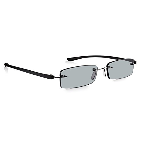 Gafas de Sol de Lectura READ OPTICS Graduadas desde +1 hasta +3.5 Dioptrías: Lentes para Leer Tintadas con Protección UV-400 100% Rayguard™ | Sin marco con Varillas Resistentes Negras | Hombre/Mujer Gafas de Sol de Lectura READ OPTICS Graduadas desde +1 hasta +3.5 Dioptrías: Lentes para Leer Tintadas con Protección UV-400 100% Rayguard™ | Sin marco con Varillas Resistentes Negras | Hombre/Mujer