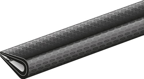 GAH-Alberts 426859 - Perfil protector de bordes (PVC blando, 1500 x 10 x 7 mm), color negro GAH-Alberts 426859 - Perfil protector de bordes (PVC blando, 1500 x 10 x 7 mm), color negro