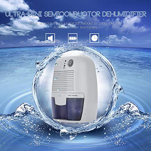 Galapara Deshumidificador de Aire Electrico, XRow-600A Semiconductor Ultra Mini Deshumidificador 500ml Portátil y Silencioso, Purifica Aire y Evitar Bactéria y Humedad, Compacto y Ligero Galapara Deshumidificador de Aire Electrico, XRow-600A Semiconductor Ultra Mini Deshumidificador 500ml Portátil y Silencioso, Purifica Aire y Evitar Bactéria y Humedad, Compacto y Ligero
