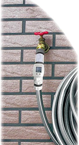 / Galón medidor de jardín cascadas contador de litros con un adaptador de conector rápido lcd + / Galón medidor de jardín cascadas contador de litros con un adaptador de conector rápido lcd +