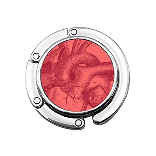 Gancho Plegable Lindo de la suspensión del Monedero para la Tabla, sección médica de los órganos de la anatomía del corazón de los músculos Sección del Bolso Bolso de la Tabla del Gancho Gancho Plegable Lindo de la suspensión del Monedero para la Tabla, sección médica de los órganos de la anatomía del corazón de los músculos Sección del Bolso Bolso de la Tabla del Gancho