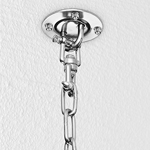 Ganchos de techo, Techo Pared Gancho gancho techo para colgar silla, lámpara colgante, columpio amoroso, hamaca, saco de boxeo, entrenador de honda, capacidad de carga de hasta 300 kg (2 piezas) Ganchos de techo, Techo Pared Gancho gancho techo para colgar silla, lámpara colgante, columpio amoroso, hamaca, saco de boxeo, entrenador de honda, capacidad de carga de hasta 300 kg (2 piezas)