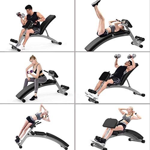 GANE Banco de Pesas Ajustable 90 ° Plano, Sentado, Plegable Ejercicio de Cuerpo Completo Utilidad Multiusos Plegable Prensa Plana GANE Banco de Pesas Ajustable 90 ° Plano, Sentado, Plegable Ejercicio de Cuerpo Completo Utilidad Multiusos Plegable Prensa Plana