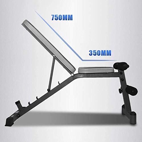 GANE Utilidad de Bancos de Pesas Ajustables, Entrenamiento Plegable s Prensa Inclinada Gimnasio de Ejercicios para Prensa, Abdominales, Levantamiento de piernas, Fitness de Cuerpo Completo GANE Utilidad de Bancos de Pesas Ajustables, Entrenamiento Plegable s Prensa Inclinada Gimnasio de Ejercicios para Prensa, Abdominales, Levantamiento de piernas, Fitness de Cuerpo Completo