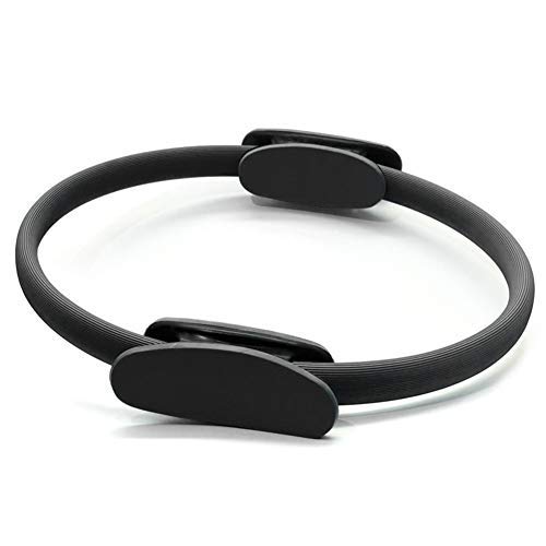 Ganquer Yoga Fitness Músculos Gimnasio Casa Deporte Resistencia Pilates Mujer Hogar Fitness Pilates Anillos de peso ligero y duradero., No nulo, negro