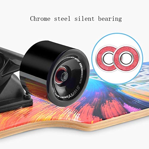 GAODD Longboard Skateboarding Profesional Stepping Tabla De Baile Doble Tabla De Equilibrio Principiantes Cuatro Rondas(Color:Segundo) GAODD Longboard Skateboarding Profesional Stepping Tabla De Baile Doble Tabla De Equilibrio Principiantes Cuatro Rondas(Color:Segundo)