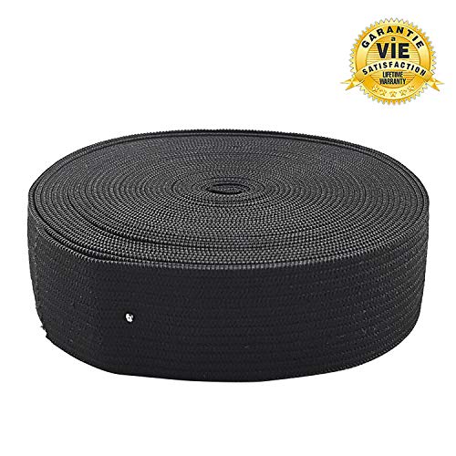✮Garantía De Por Vida✮-CZ Store-Banda elástica de costura de 10 METROS (11 Yardas)|Ancho 20 MM|Cinta Elástica de costura Prendas/Pantalones/Dobladillos- Elástica - Blanco y Negro - LOTE DE 2| ✮Garantía De Por Vida✮-CZ Store-Banda elástica de costura de 10 METROS (11 Yardas)|Ancho 20 MM|Cinta Elástica de costura Prendas/Pantalones/Dobladillos- Elástica - Blanco y Negro - LOTE DE 2|