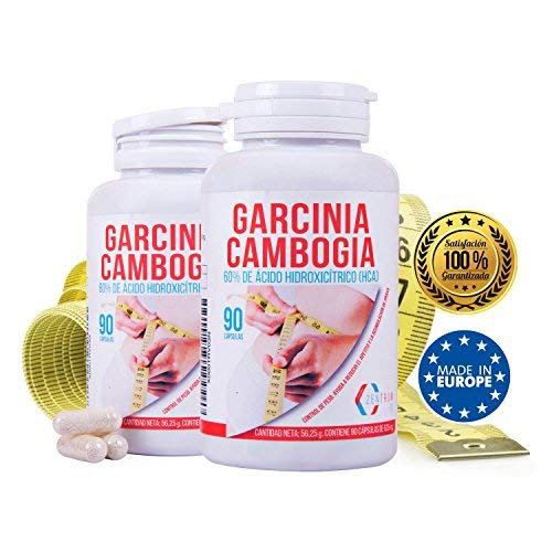 Garcinia Cambogia para adelgazar y como supresor de apetito – Suplemento alimenticio con propiedades quema grasas para combinarlo con una dieta saludable y deporte - 90 cápsulas