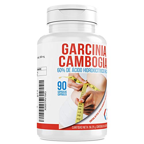 Garcinia Cambogia para adelgazar y como supresor de apetito – Suplemento alimenticio con propiedades quema grasas para combinarlo con una dieta saludable y deporte - 90 cápsulas