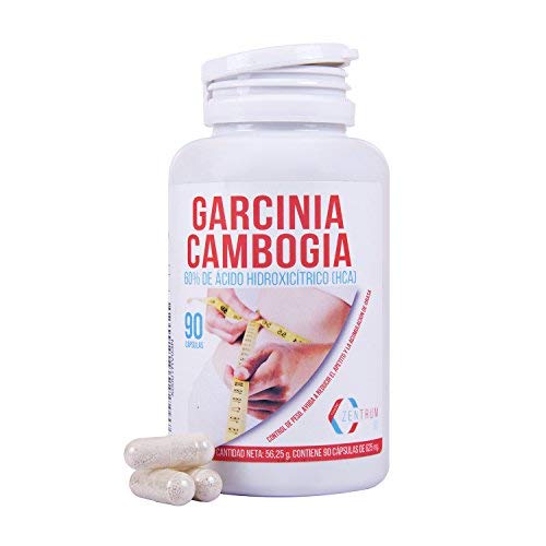 Garcinia Cambogia para adelgazar y como supresor de apetito – Suplemento alimenticio con propiedades quema grasas para combinarlo con una dieta saludable y deporte - 90 cápsulas