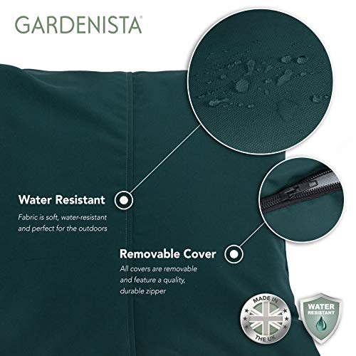 Gardenista Cojín de Muebles para Jardín 18” | Cojines Silla Jardin | Relleno de Miga de Espuma para Uso Externo | Resistente al Agua | 45 x 45 cm (Verde) Gardenista Cojín de Muebles para Jardín 18” | Cojines Silla Jardin | Relleno de Miga de Espuma para Uso Externo | Resistente al Agua | 45 x 45 cm (Verde)