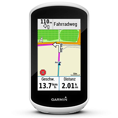 Garmin Edge Explore - Ciclocomputador para cicloturismo con funciones de conectividad, 240 x 400 píxeles, pantalla táctil, 3,0", Blanco