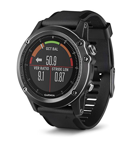 Garmin Fēnix 3 Zafiro HR - Reloj multideporte con GPS y pulsera de silicona, color negro Garmin Fēnix 3 Zafiro HR - Reloj multideporte con GPS y pulsera de silicona, color negro