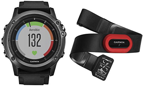 Garmin Fēnix 3 Zafiro HR - Reloj multideporte con GPS y pulsera de silicona, color negro Garmin Fēnix 3 Zafiro HR - Reloj multideporte con GPS y pulsera de silicona, color negro