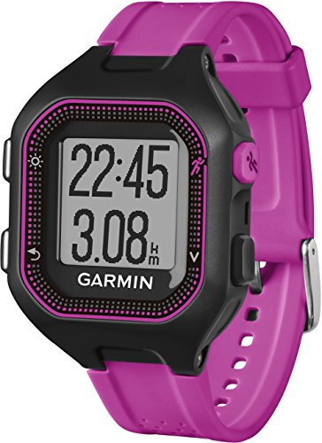 Garmin Forerunner 25 Reloj Deportivo Producto refurbish, Negro/Morado, S