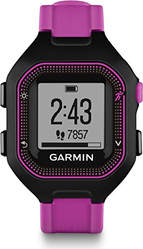 Garmin Forerunner 25 Reloj Deportivo Producto refurbish, Negro/Morado, S