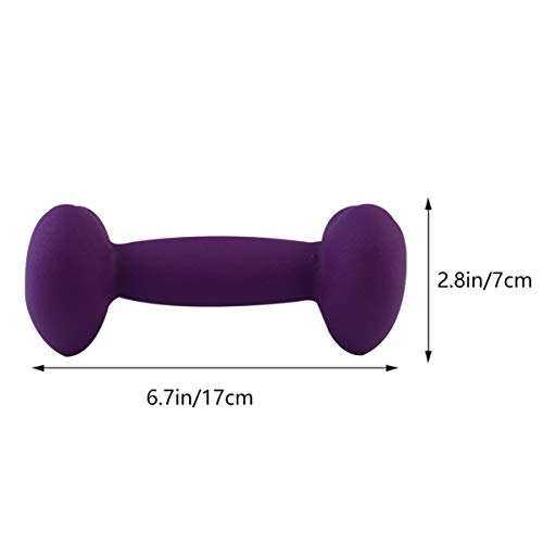 GARNECK 2 Unids Peso con Mancuernas Profesional Corazón Extremo Barbell Agarre de La Mano Mancuernas Equipo de Fitness para El Hogar para Mujeres Hacer Ejercicio Gimnasios en Casa 1 Kg