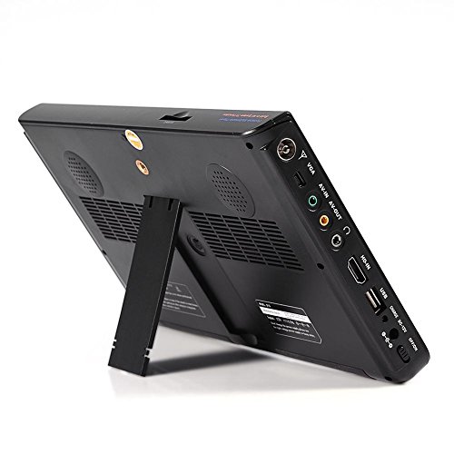 garsent Televisión LCD portátil de 10 Pulgadas, TV analógica con TV DVB-T-T2 1080P HD con baterías Recargables de 1200 mah y Antena para habitación, Cocina, Caravana,Coche,etc. garsent Televisión LCD portátil de 10 Pulgadas, TV analógica con TV DVB-T-T2 1080P HD con baterías Recargables de 1200 mah y Antena para habitación, Cocina, Caravana,Coche,etc.