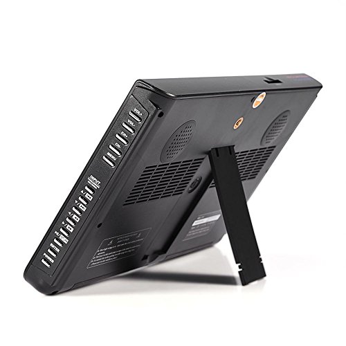 garsent Televisión LCD portátil de 10 Pulgadas, TV analógica con TV DVB-T-T2 1080P HD con baterías Recargables de 1200 mah y Antena para habitación, Cocina, Caravana,Coche,etc. garsent Televisión LCD portátil de 10 Pulgadas, TV analógica con TV DVB-T-T2 1080P HD con baterías Recargables de 1200 mah y Antena para habitación, Cocina, Caravana,Coche,etc.