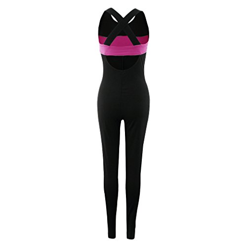 Gazechimp Mono Transpirable de Yoga Pantalones Atléticos para Mujeres Ropa Deportivos Suave de Gymnasia - M Gazechimp Mono Transpirable de Yoga Pantalones Atléticos para Mujeres Ropa Deportivos Suave de Gymnasia - M