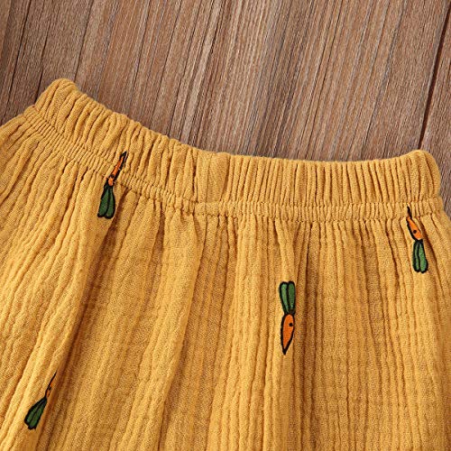 Geagodelia - Pantalón corto de verano para bebé niña, diseño de lunares de cactus y zanahoria (C, 2-3 años) Geagodelia - Pantalón corto de verano para bebé niña, diseño de lunares de cactus y zanahoria (C, 2-3 años)