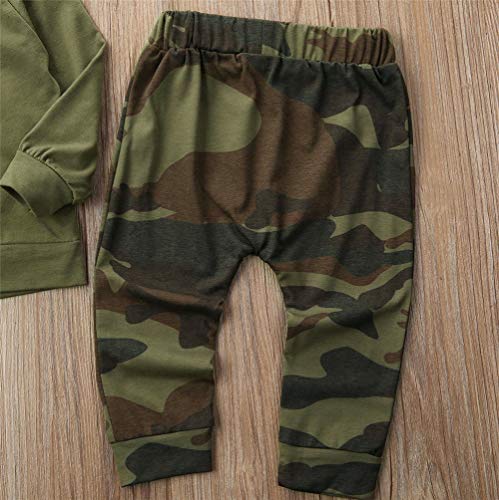 Geagodelia Toddler - Chándal infantil de manga larga con capucha para bebé verde 3-6 Meses Geagodelia Toddler - Chándal infantil de manga larga con capucha para bebé verde 3-6 Meses