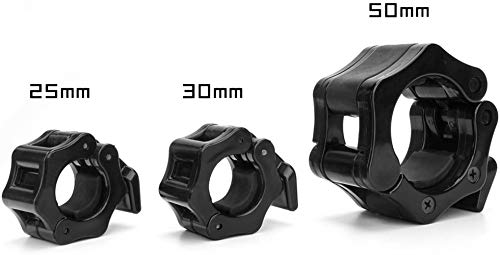 Gearific Collar de Abrazadera con Barra, 1 par de Collar de Bloqueo de Abrazadera con Barra olímpica de liberación rápida Ideal para Entrenamiento de Gimnasio Pro Crossfit Gym (25mm) Gearific Collar de Abrazadera con Barra, 1 par de Collar de Bloqueo de Abrazadera con Barra olímpica de liberación rápida Ideal para Entrenamiento de Gimnasio Pro Crossfit Gym (25mm)
