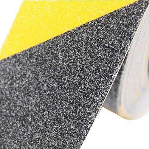 Gebildet Cinta Antideslizante Seguridad, Cinta Adhesiva Respaldados, Alta Tracción Fuerte Apretón Abrasivo, Usar Interiores y Exteriores (10M × 5cm, Negro y Amarillo) Gebildet Cinta Antideslizante Seguridad, Cinta Adhesiva Respaldados, Alta Tracción Fuerte Apretón Abrasivo, Usar Interiores y Exteriores (10M × 5cm, Negro y Amarillo)