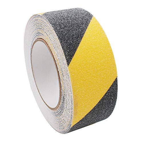 Gebildet Cinta Antideslizante Seguridad, Cinta Adhesiva Respaldados, Alta Tracción Fuerte Apretón Abrasivo, Usar Interiores y Exteriores (10M × 5cm, Negro y Amarillo) Gebildet Cinta Antideslizante Seguridad, Cinta Adhesiva Respaldados, Alta Tracción Fuerte Apretón Abrasivo, Usar Interiores y Exteriores (10M × 5cm, Negro y Amarillo)