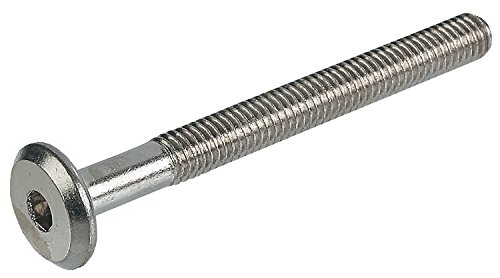 Gedotec - Conector para muebles de cama y armario (cabeza plana, M6 x 90 mm, con pernos de tuerca transversal, acero galvanizado, tornillos de conexión para muebles y madera, 10 unidades) Gedotec - Conector para muebles de cama y armario (cabeza plana, M6 x 90 mm, con pernos de tuerca transversal, acero galvanizado, tornillos de conexión para muebles y madera, 10 unidades)