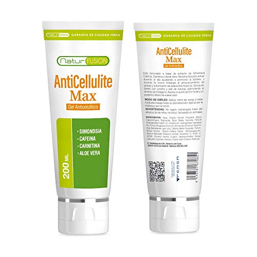 Gel Anticelulítico Reductor Intensivo | Elimina la Celulitis y La Piel de Naranja | Reafirma, Tonifica e Hidrata la Piel | Activa la Microcirculación | Efecto Push Up | Rápida Actuación | 200ML.