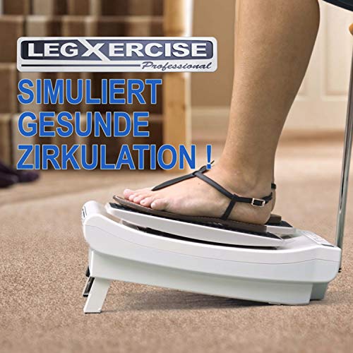 Genius Leg Exerciser Pro, ejercitador pasivo de piernas con control remoto por cable