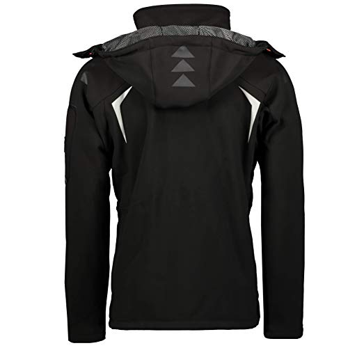 Geographical Norway Geno-5 Tambour Techno - Chaqueta Softshell para Hombre (Talla L), Color Negro